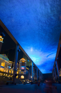 Night Scene of The Place in CBD Area,Beijing