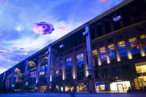 Night Scene of The Place in CBD Area,Beijing