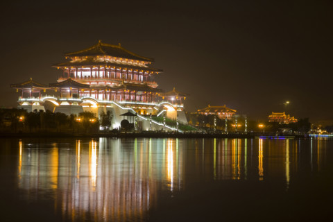 Night Scene of Tang Paradise,Xi'an