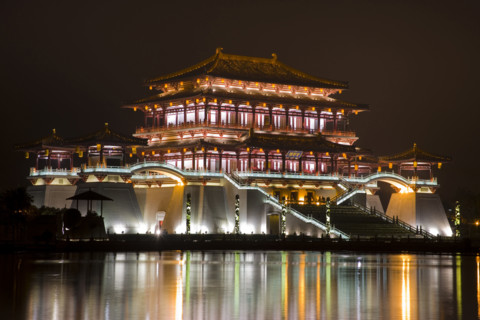 Night Scene of Tang Paradise,Xi'an