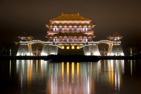 Night Scene of Tang Paradise,Xi'an