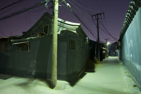 Night Scene of Beijing Hutong
