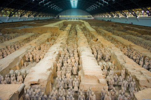the Emperor Qin's Terra-cotta Warriors,Terra-cotta,Terracotta,Terra cotta,Xi'an