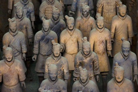 the Emperor Qin's Terra-cotta Warriors,Terra-cotta,Terracotta,Terra cotta,Xi'an