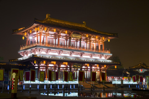 Night Scene of Tang Paradise,Xi'an