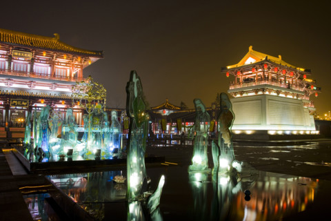 Night Scene of Tang Paradise,Xi'an