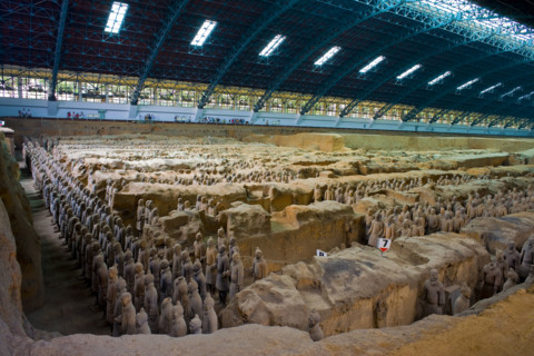 the Emperor Qin's Terra-cotta Warriors,Terra-cotta,Terracotta,Terra cotta,Xi'an