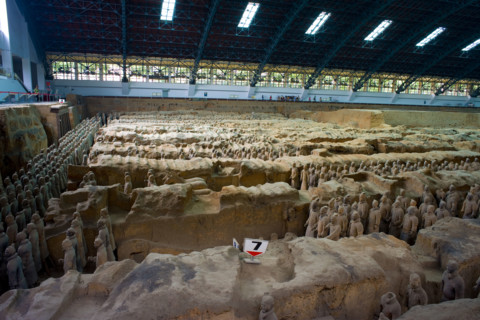 the Emperor Qin's Terra-cotta Warriors,Terra-cotta,Terracotta,Terra cotta,Xi'an