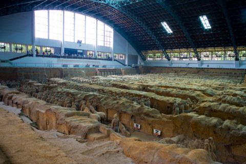 the Emperor Qin's Terra-cotta Warriors,Terra-cotta,Terracotta,Terra cotta,Xi'an