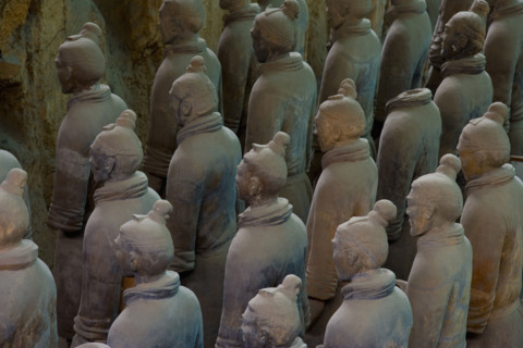 the Emperor Qin's Terra-cotta Warriors,Terra-cotta,Terracotta,Terra cotta,Xi'an