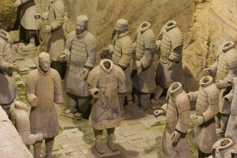 the Emperor Qin's Terra-cotta Warriors,Terra-cotta,Terracotta,Terra cotta,Xi'an