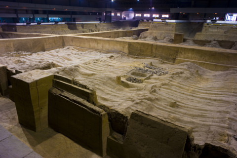the Emperor Qin's Terra-cotta Warriors,Terra-cotta,Terracotta,Terra cotta,Xi'an