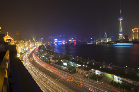 Night Scene of Bund of Shanghai
