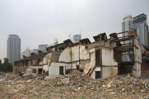 Houses being Dismantled,Shanghai