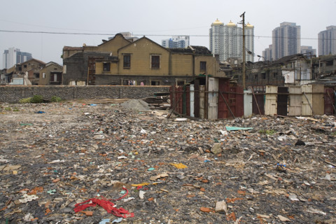 Houses being Dismantled,Shanghai