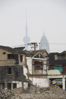 Houses being Dismantled,Shanghai