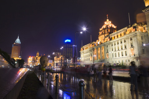 The Bund of Shanghai at Night