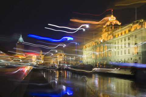 The Bund of Shanghai at Night