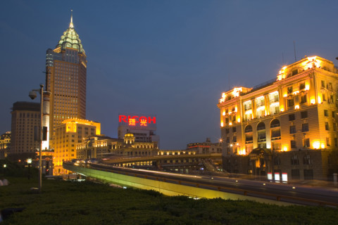 The Bund of Shanghai at Night