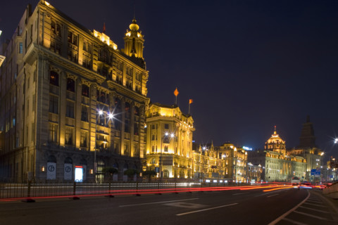 The Bund of Shanghai at Night