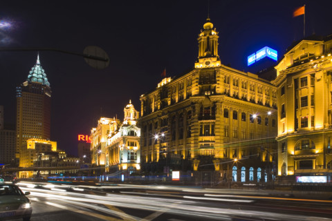 The Bund of Shanghai at Night