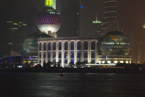 Oriental Pearl TV Tower in Shanghai