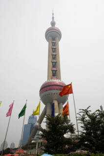 Oriental Pearl TV Tower in Shanghai
