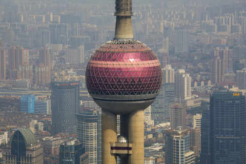 High Angle View of Shanghai