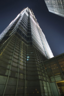 Skyscrapers in Shanghai at Night