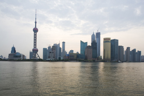 Pudong District at Dawn