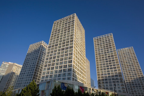 Mansions and Buildings,View of Beijing City