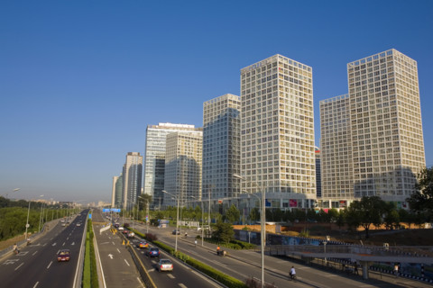 Mansions and Buildings,View of Beijing City