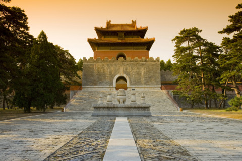 Architecture in The Western Qing Tombs,Shanxi Province