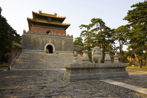 Architecture in The Western Qing Tombs,Shanxi Province