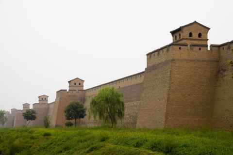 The City Wall of the Ancient City of Ping Yao,Shanxi Province