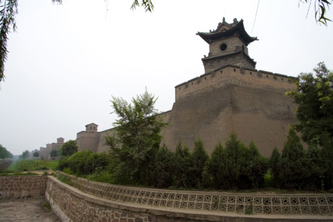 The City Wall of the Ancient City of Ping Yao,Shanxi Province