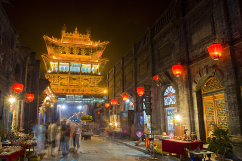 Night Scene of Ping Yao,Shanxi