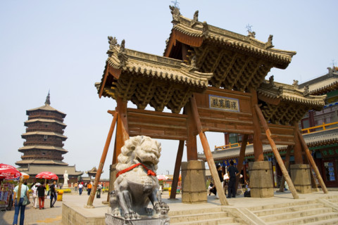 Ying Xian Wood Pagoda in Shanxi Province