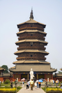 Ying Xian Wood Pagoda in Shanxi Province