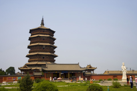 Ying Xian Wood Pagoda in Shanxi Province