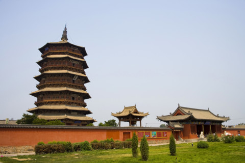 Ying Xian Wood Pagoda in Shanxi Province