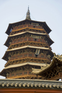 Ying Xian Wood Pagoda in Shanxi Province