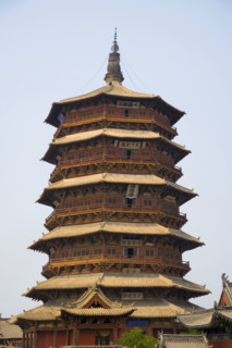 Ying Xian Wood Pagoda in Shanxi Province