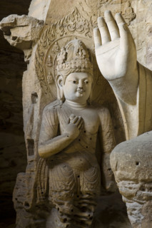 Yungang Grottoes in Shanxi Province