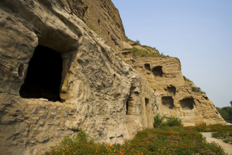 Yungang Grottoes in Shanxi Province