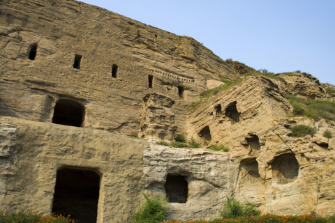 Yungang Grottoes in Shanxi Province