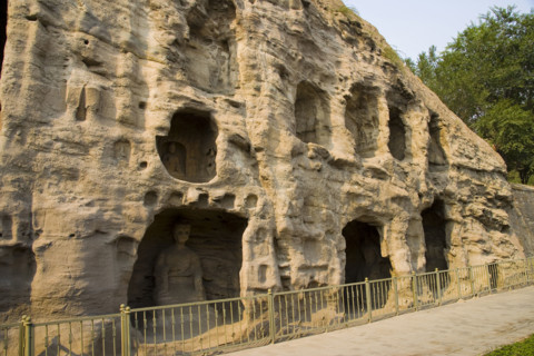 Yungang Grottoes in Shanxi Province