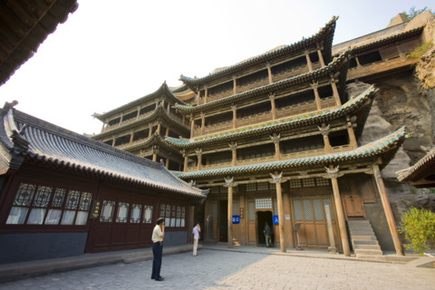 Yungang Grottoes in Shanxi Province