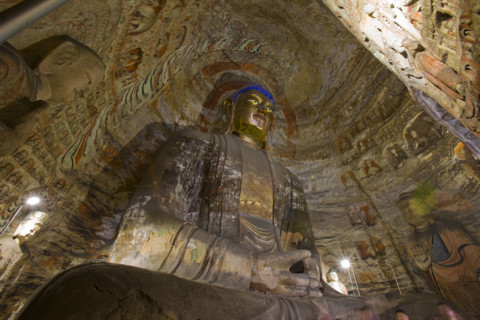 Yungang Grottoes in Shanxi Province