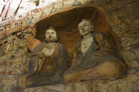 Yungang Grottoes in Shanxi Province